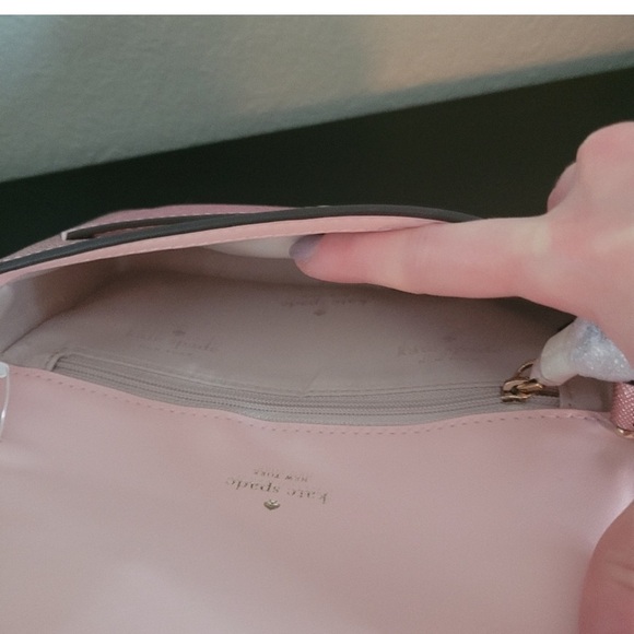Kate Spade NWT Pink Metallic Crossbody Bag - Picture 9 of 11